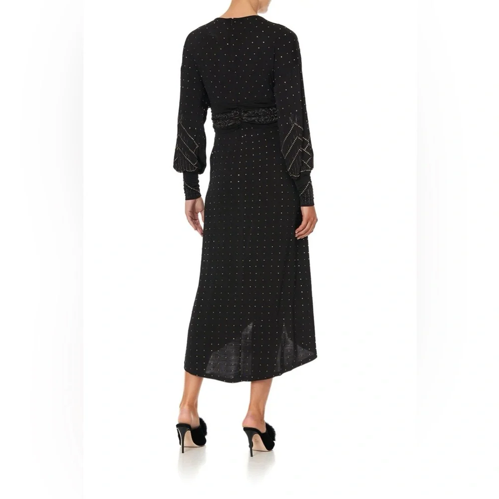 CAMILLA “Dripping in Deco” Belted Jersey Dress – XXL - Picture 5 of 17